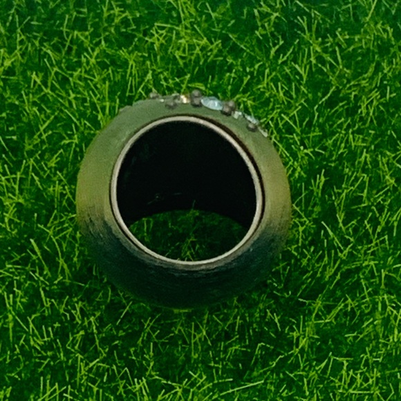 Blue Glass gemstone ring - Picture 4 of 6